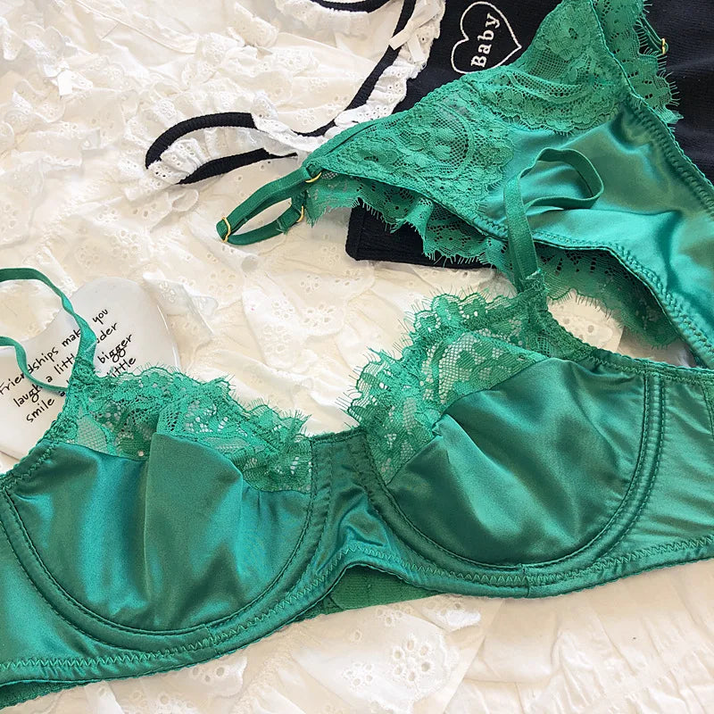 Sexy Underwear Set for Women Ultra-thin Lace Bra Thong ATHLEXES
