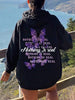 Chic Butterfly Print Fleece Hoodie for Women ATHLEXES