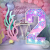 Radiant 4FT DIY Light Up Numbers for Celebrations ATHLEXES