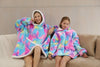 CozyNest Oversized Flannel Hoodie Blanket ATHLEXES