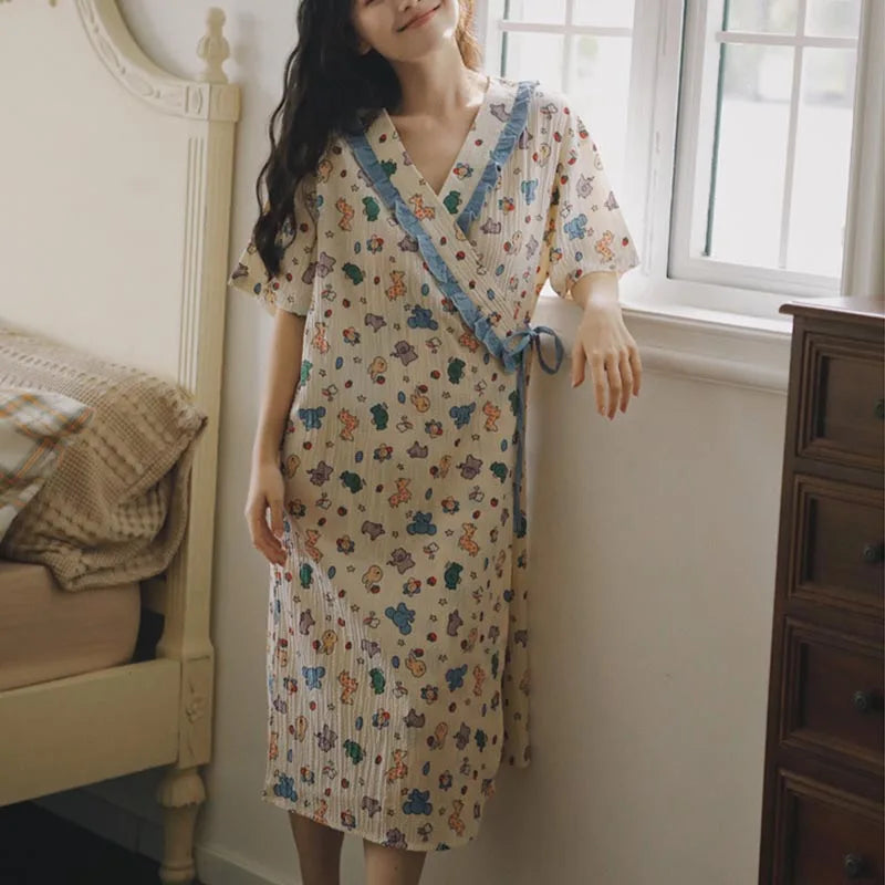Maternity Comfort Nursing Nightgown ATHLEXES