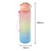 HydraMark 1L Gradient Time-Marker Water Bottle ATHLEXES