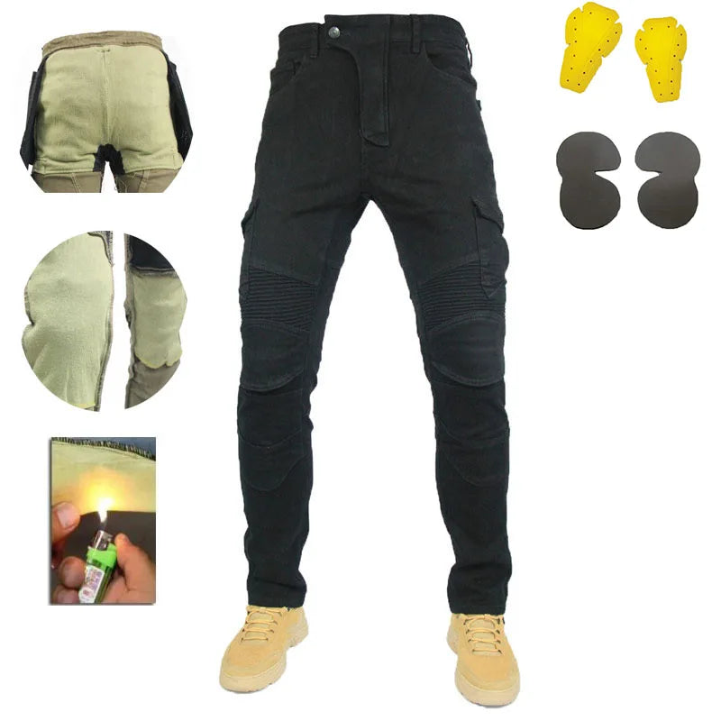 KevlarGuard Men's Motorcycle Riding Jeans ATHLEXES