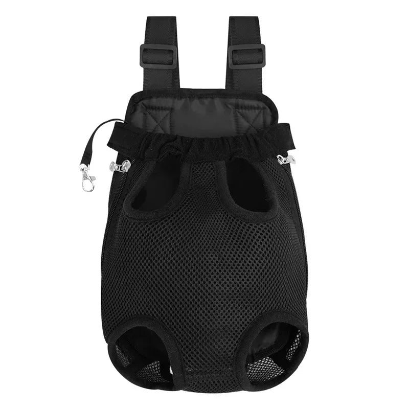 Adjustable Cat Dog Carrier Bag Pet Double Shoulder Backpack Portable Bag Outdoor Travel Camping Hiking Chest Strap Bag ATHLEXES