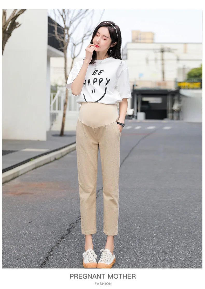 2025 Summer Maternity Loose Fit Casual Trousers ATHLEXES