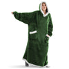 CozySleeve Oversized Flannel Hoodie Blanket for All Seasons ATHLEXES