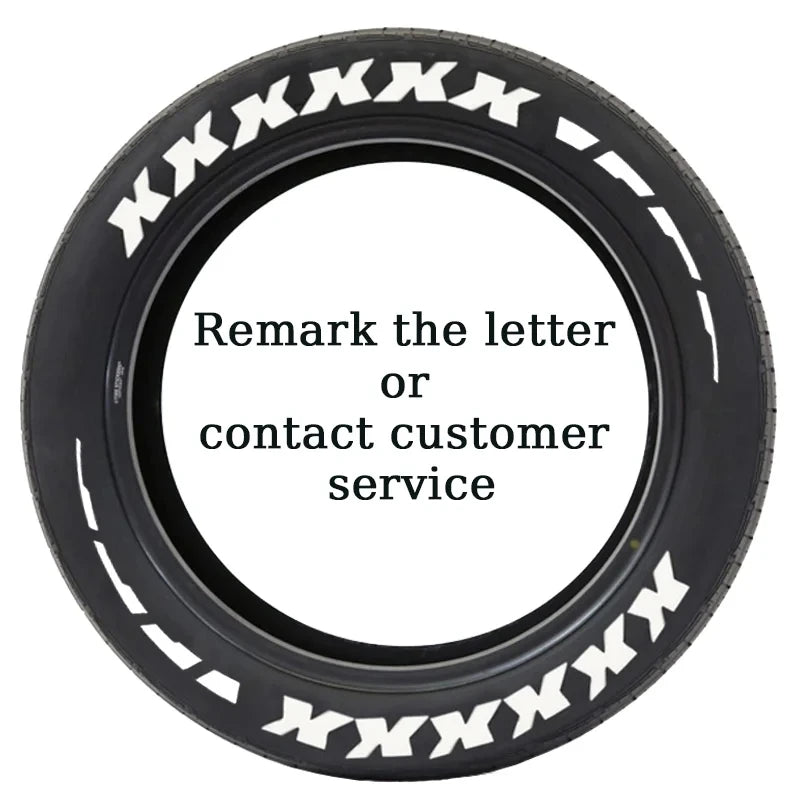 Custom 3D Tire Lettering Stickers for Your Car ATHLEXES