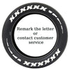 Custom 3D Tire Lettering Stickers for Your Car ATHLEXES