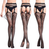 Seductive Fishnet Crotchless Pantyhose with Suspenders ATHLEXES