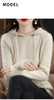 Luxurious Cashmere Hooded Sweater for Women - Autumn Comfort ATHLEXES