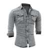 AutumnBlend Casual Denim Lapel Shirt ATHLEXES