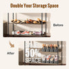 ShoeSavvy 12Pcs Adjustable Organizer Rack System ATHLEXES