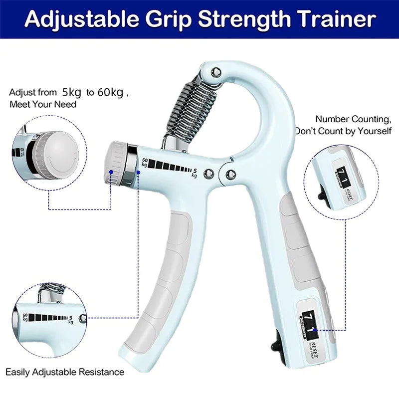 GripMaster Adjustable Hand Grip Strengthener ATHLEXES