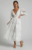 Elegant Lace Embroidered Summer Dress ATHLEXES