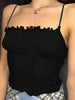 Chic Ruffle Crop Top for Effortless Style ATHLEXES