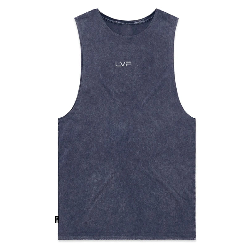 Men's Summer Cotton Gym Tank Top for Fitness ATHLEXES