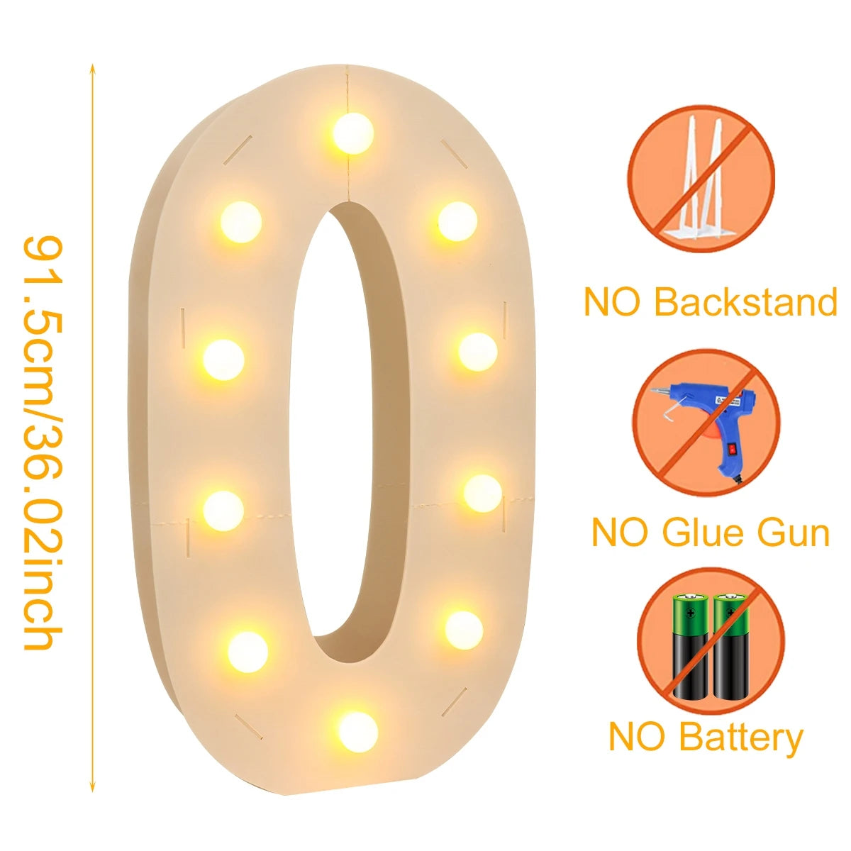 Giant LED Number Frame for Stunning Celebrations ATHLEXES
