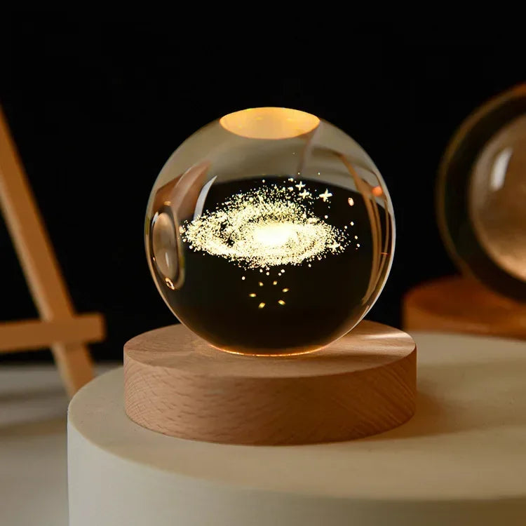 Galactic Crystal Sphere Solar System Home Décor ATHLEXES