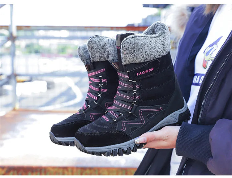 PlushWarm Waterproof Women's Snow Ankle Boots ATHLEXES