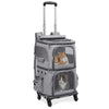 Double-Layer Pet Carrier with Four Wheels ATHLEXES