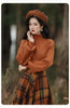 Chic French Vintage Knit Skirt & Sweater Set ATHLEXES