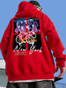 Urban Sunset Bear Graphic Hoodie for Men ATHLEXES
