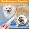 Rechargeable Pet Paw Trimmer with LED Light Multipurpose Waterproof Dog Hair Grooming Clipper Mute Cat Claw Pedicure Artifact ATHLEXES