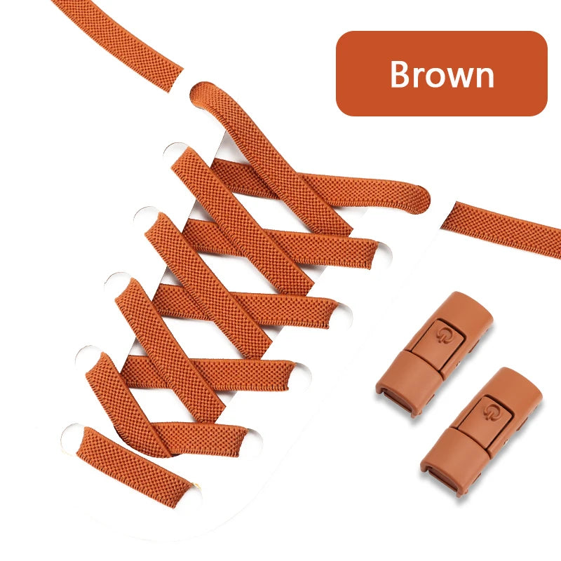 No Tie Elastic Press Lock Shoelaces for All ATHLEXES