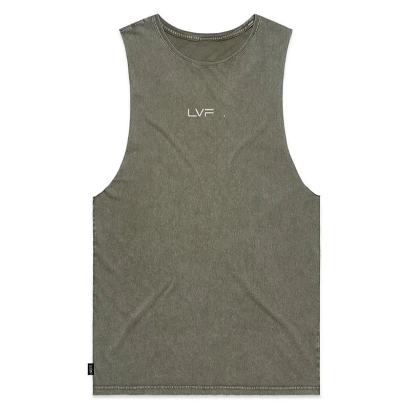 Men's Summer Cotton Gym Tank Top for Fitness ATHLEXES