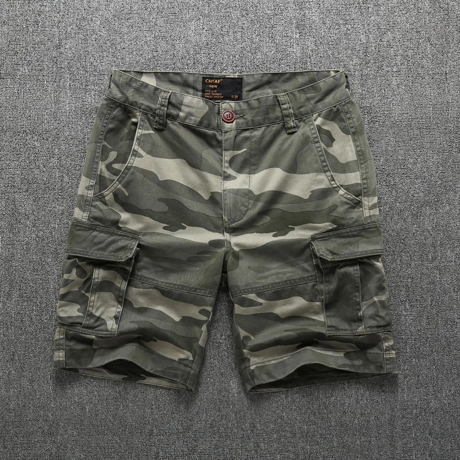 Men's Casual Summer Cargo Shorts - 2023 Camouflage Multi-Pocket Pants ATHLEXES