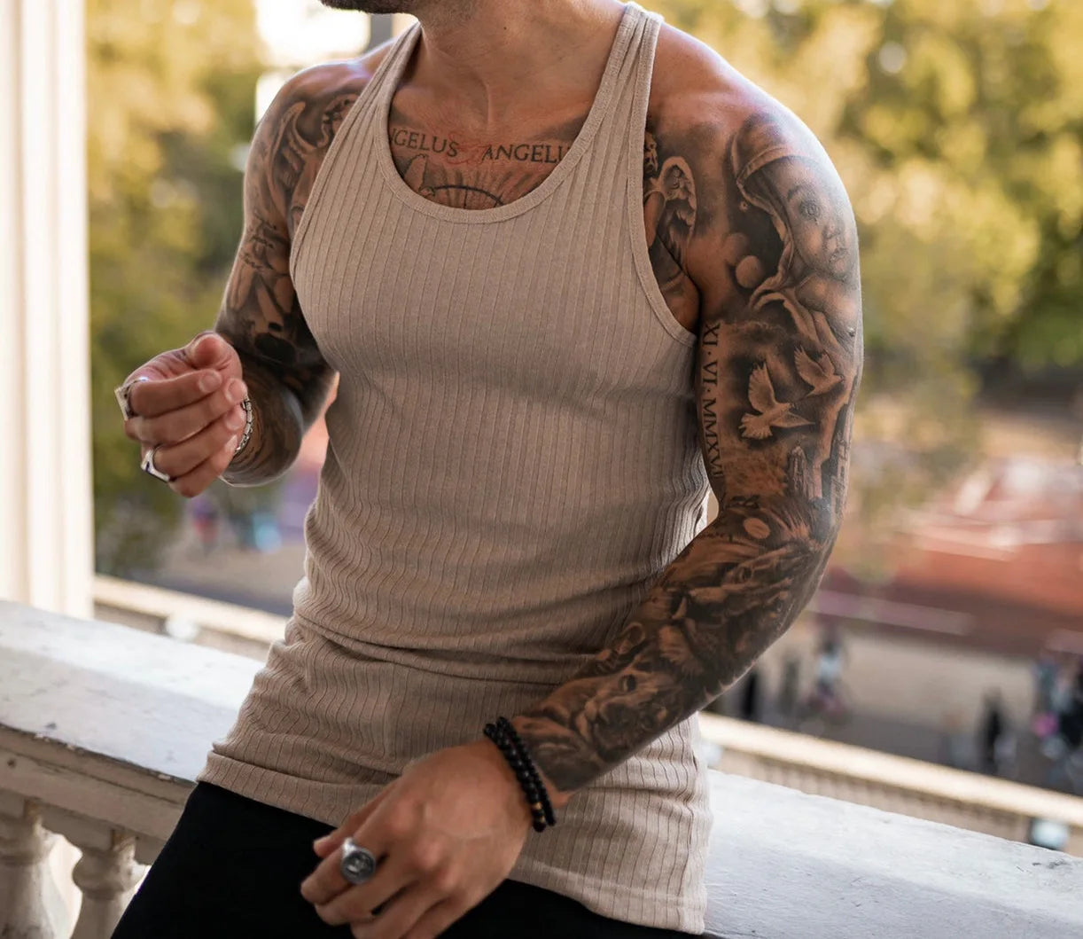 EliteFit Men's Summer Knitted Vest ATHLEXES