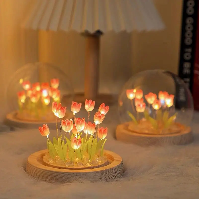 TulipGlow Handmade LED Night Light ATHLEXES