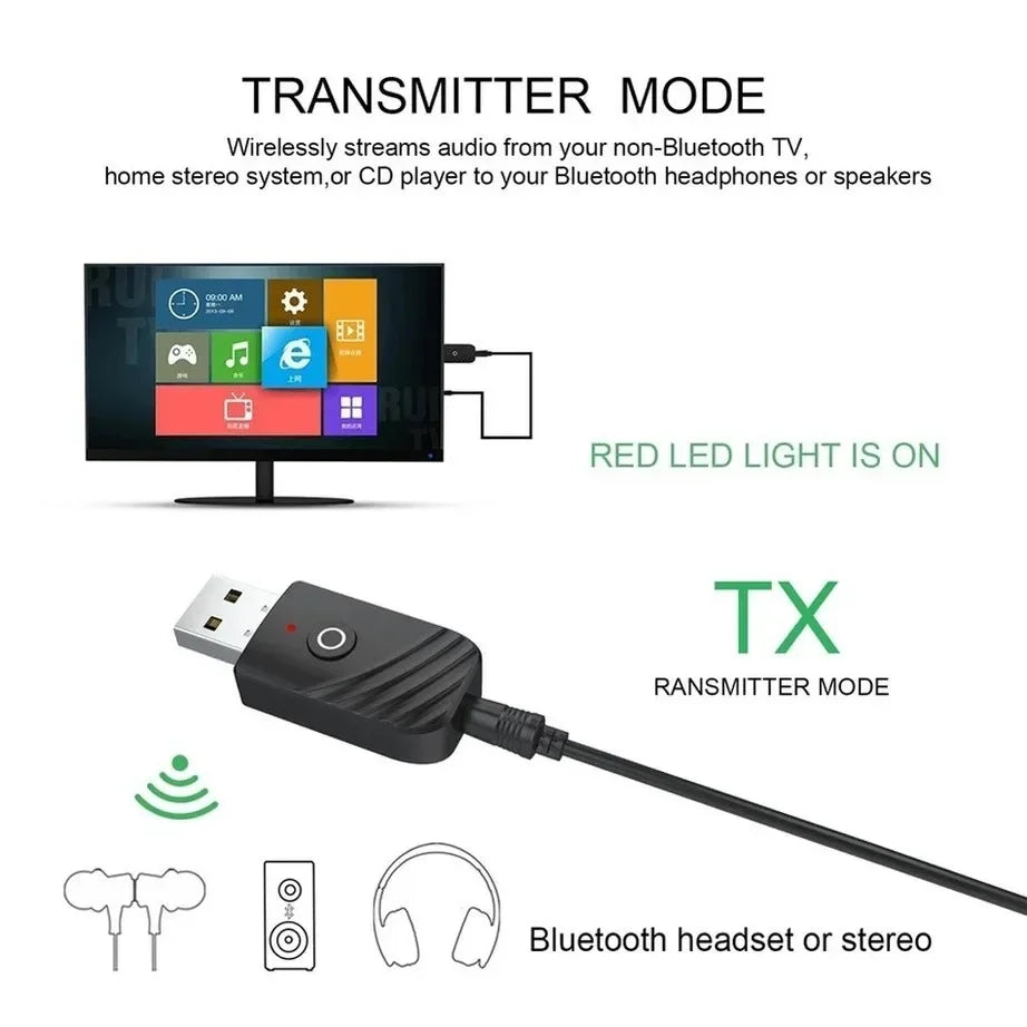 TriMode Bluetooth 5.0 Audio Adapter ATHLEXES