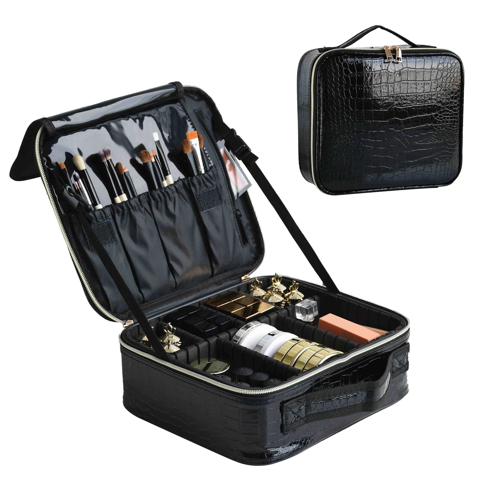 ChicTravel PU Leather Makeup Organizer ATHLEXES