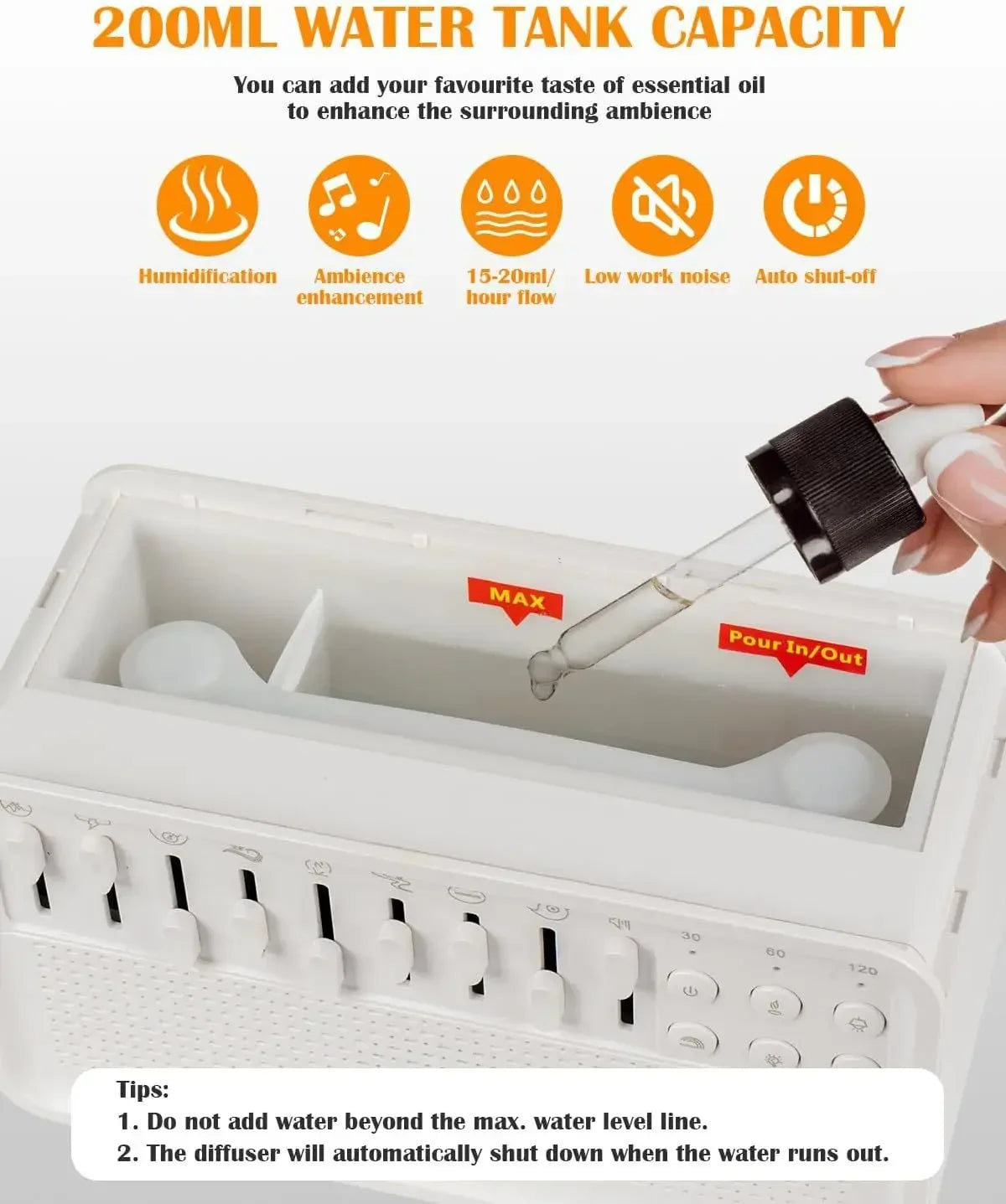 HarmonyGlow 4 in 1 Bluetooth Speaker and Humidifier ATHLEXES