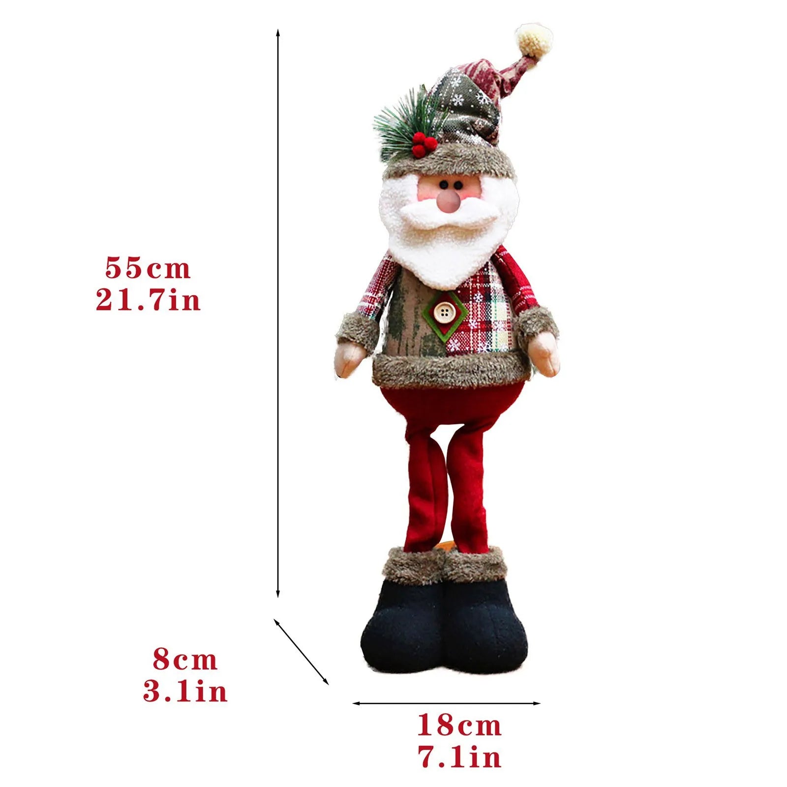 Christmas Cheer 3PCS Decorative Doll Set ATHLEXES