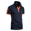 AIOPESON Men's Cotton Slim Fit Polo Shirts Summer Style ATHLEXES