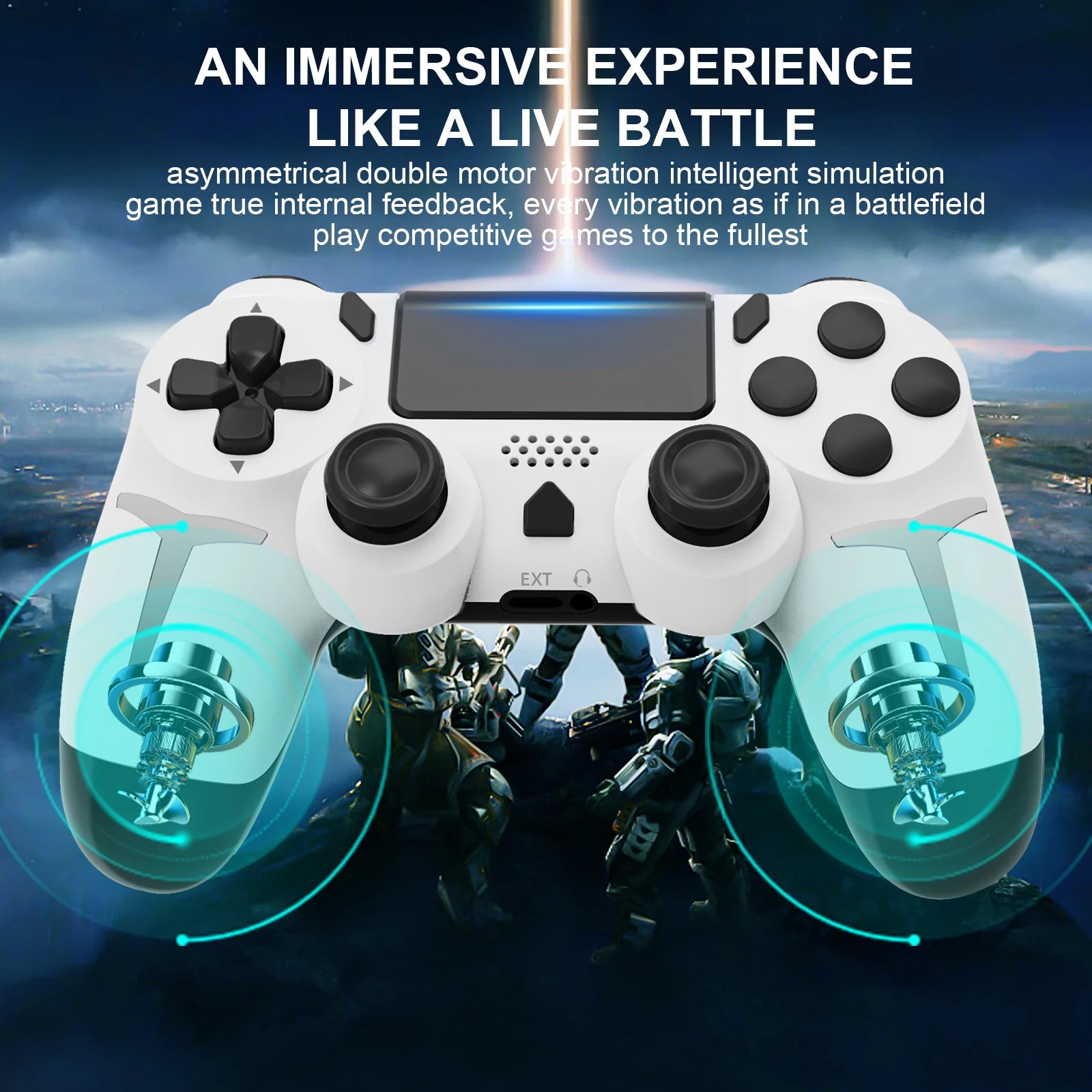 GAMINJA Bluetooth Game Controller with Touchpad ATHLEXES