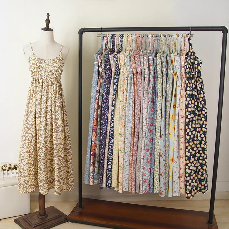 Floral Summer Maxi Halter Dress ATHLEXES