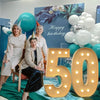 Radiant 4FT DIY Light Up Numbers for Celebrations ATHLEXES