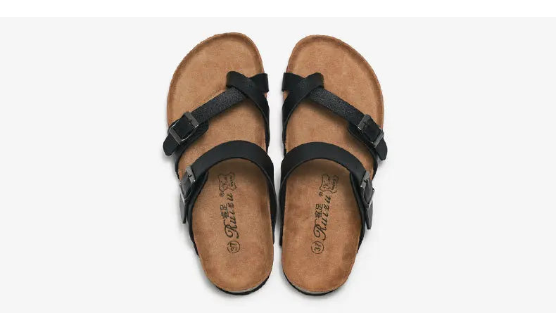 Cork Breeze Summer Sandals for Men - Stylish Beach Footwear ATHLEXES