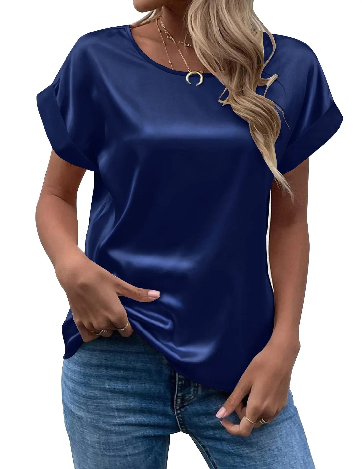 Satin Comfort Women's Casual T-Shirt ATHLEXES