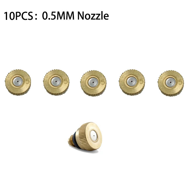Brass Misting Nozzle Cooling System with Quick Connectors ATHLEXES