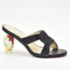 Italian Rhinestone Open Toe Party Pumps for Women ATHLEXES