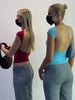 ChicCut Backless Summer Crop Top for Women ATHLEXES