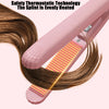Pink Luxe Ceramic Flat Iron for Effortless Styling ATHLEXES