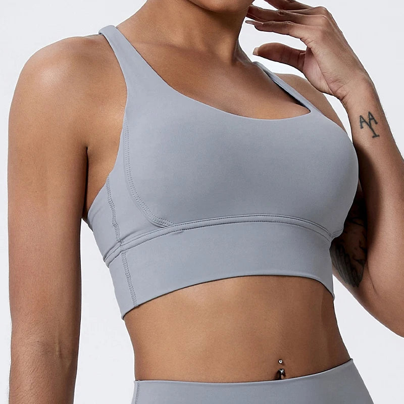 EliteFit Cross Back Sports Bra for Women ATHLEXES