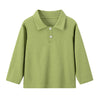 Stylish Kids' Solid Color Polo T-Shirt ATHLEXES
