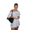 SummerStyle Chic Skew Collar T-Shirt for Women ATHLEXES