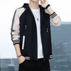 Spring Color Block Fleece Hoodie Jacket for Men ATHLEXES